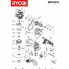 Ryobi SPE1810 Spare Parts List Type: 1000045061